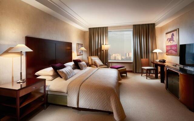 Tweepersoonskamer van Hotel Regent in Warschau