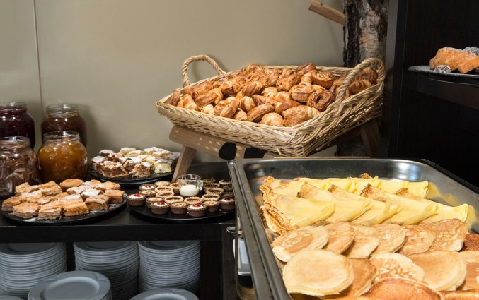Ontbijtbuffet van het uHotel in Ljubljana