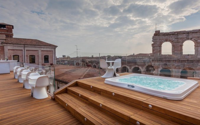 Dakterras van Hotel Milano & SPA in Verona