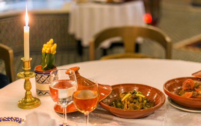 Diner van Riad Myra in Fez