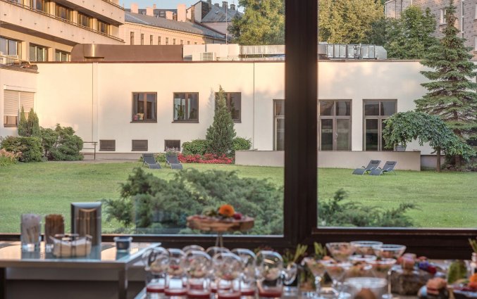 Tuin van Hotel Radisson Blu Daugava Riga