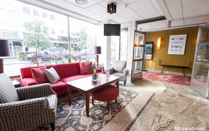 Lobby van Hotel Wellington Clarion Collection Stockholm