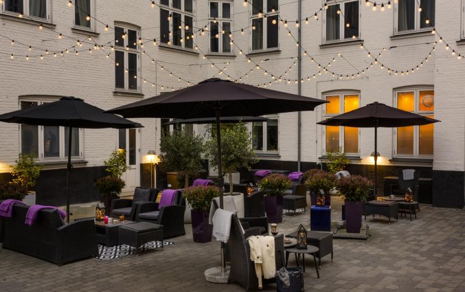 Terras van Hotel Scandic Webers Kopenhagen