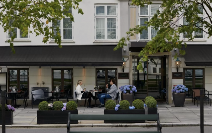 Voorkant van Hotel Skt. Annæ Kopenhagen