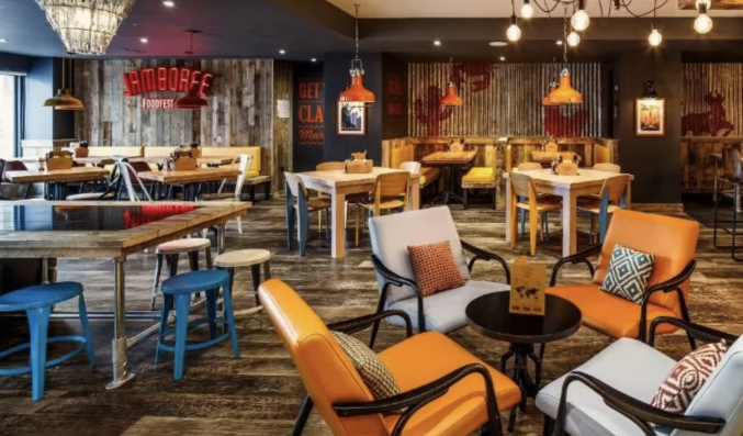 Restaurant van Hotel ibis Styles Manchester Portland