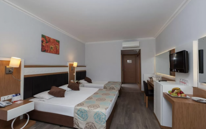 Tweepersoonskamer van Resort Primasol Hane Family in Side