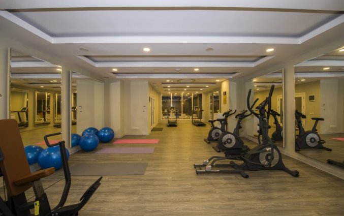 Fitnessruimte van Hotel Palm World in Side