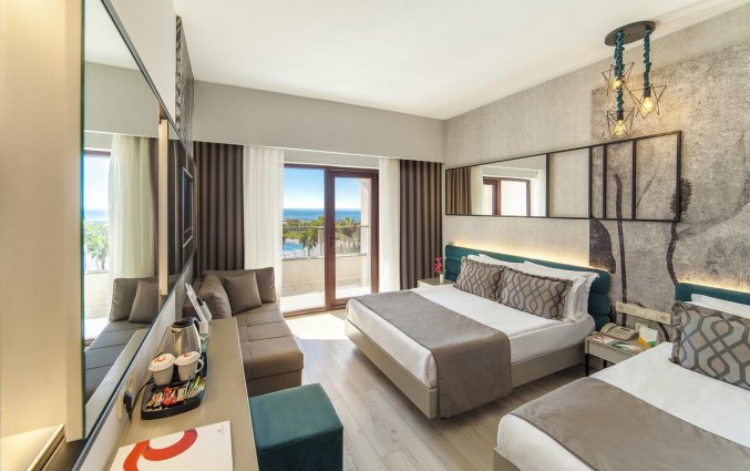 Tweepersoonskamer van Hotel Turan Prince World in Side