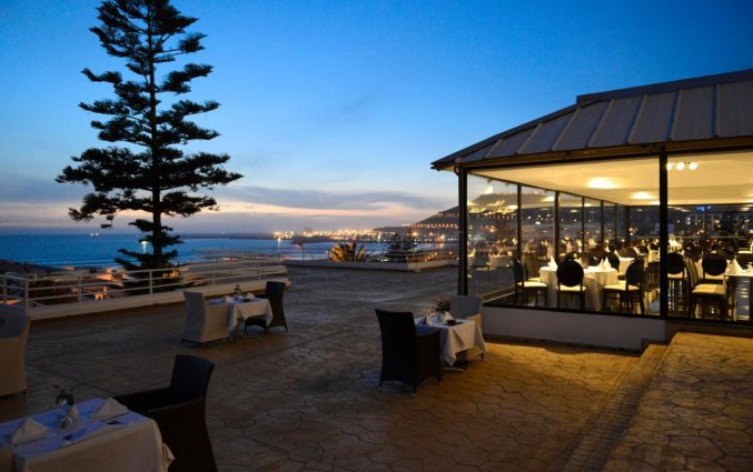 Terras van Hotel Anezi Tower Agadir