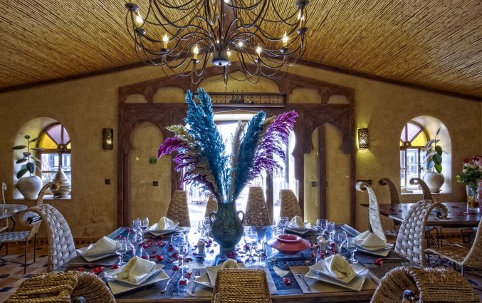 Restaurant van Hotel Kasbah Le Mirage in Marrakech