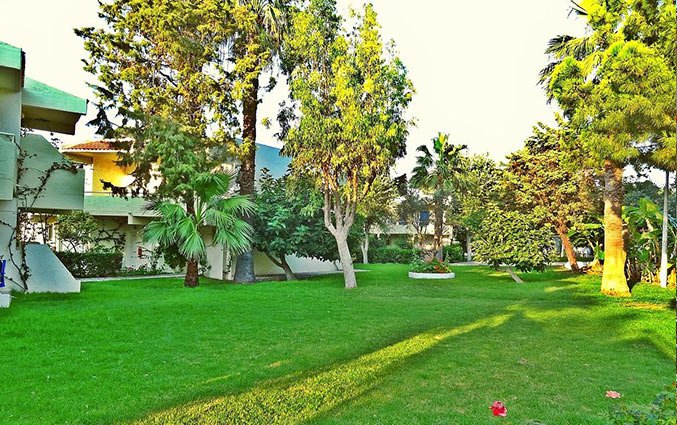 Tuin van Aparthotel Filerimos Village op Rhodos