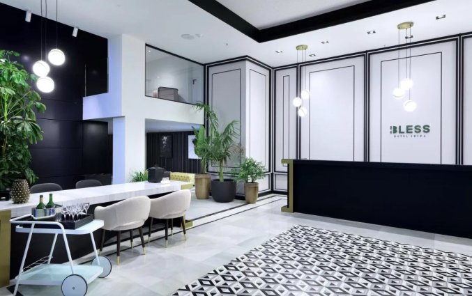 Lounge van Hotel Bless op Ibiza