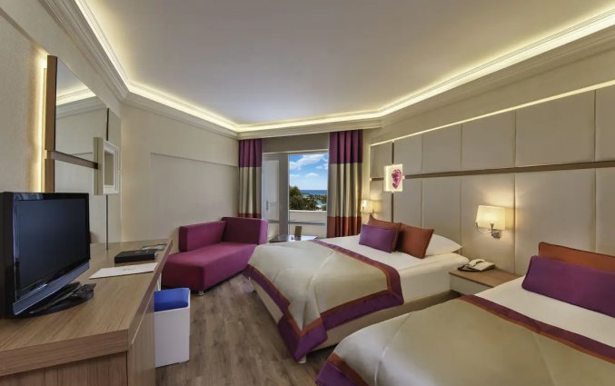 Slaapkamer van Hotel & Resort Botanik in Side