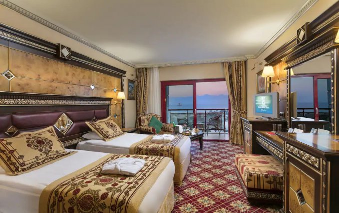 Slaapkamer van Hotel Club Sera in Antalya