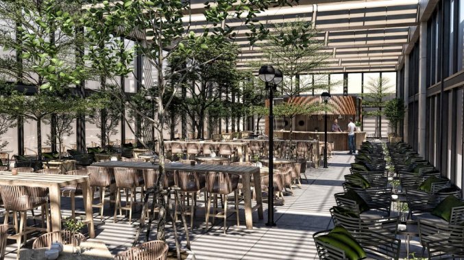 Cafe van Hotel Nirvana Cosmopolitan in Antalya