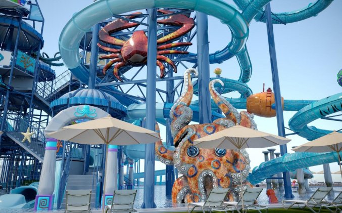 Waterpark van Hotel Nirvana Cosmopolitan in Antalya