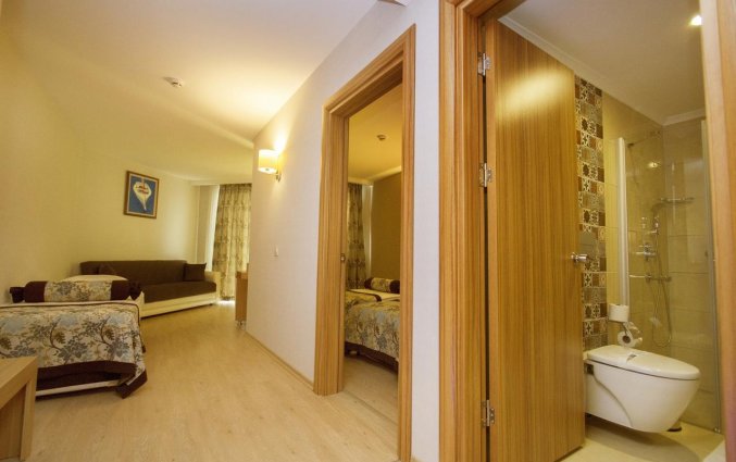 Slaapkamer van Hotel Blue Wave Suite in Alanya