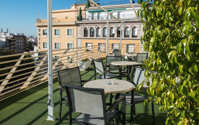 Dakterras hotel Derby in Sevilla