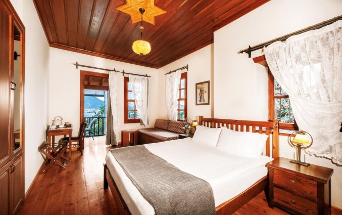 Slaapkamer van Hotel Villa Turka in Alanya