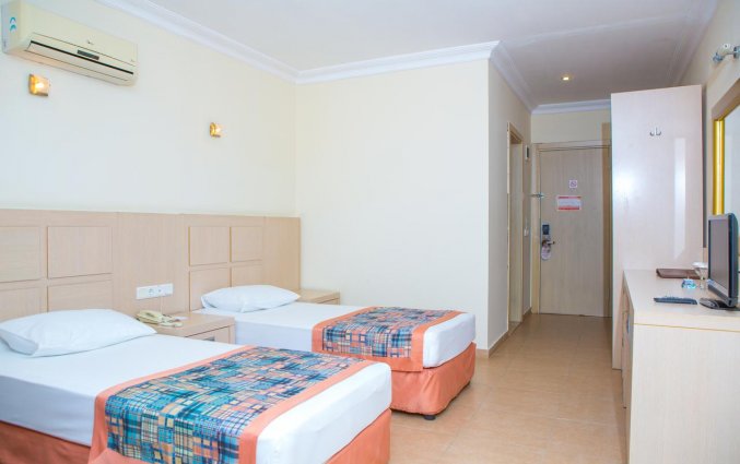 Slaapkamer van Hotel Gardenia Beach in Alanya