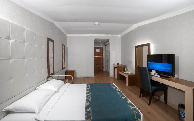 Slaapkamer van Hotel Beach Club Doganay in Alanya