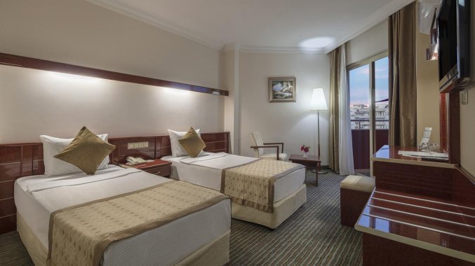Tweepersoonskamer van Hotel Aydinbey Gold Dream