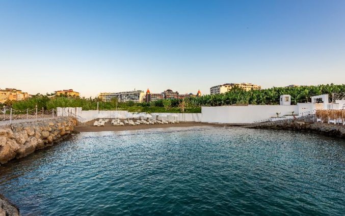 Strand van Resort White City in Alanya