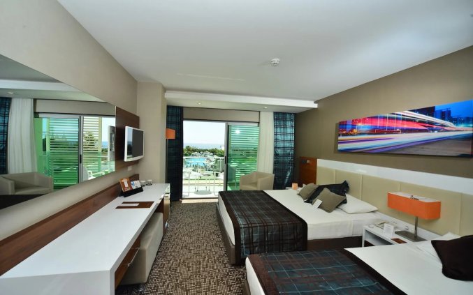 Tweepersoonskamer van Resort White City in Alanya