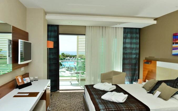 Tweepersoonskamer van Resort White City in Alanya