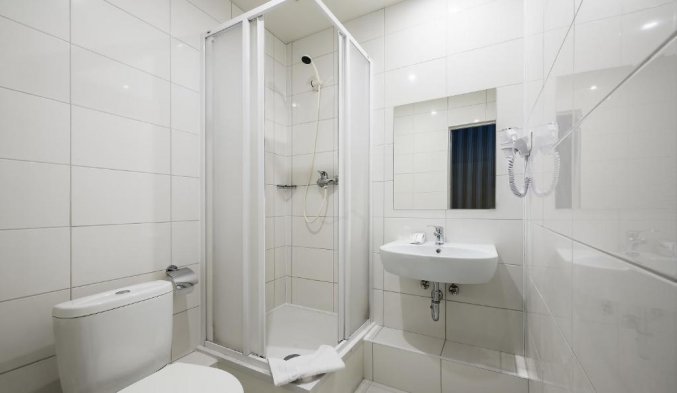 Badkamer van Hotel Vilnius City