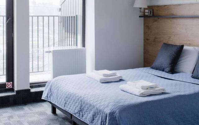 Tweepersoonskamer van Appartementen Railway Vilnius 