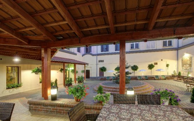 Terras van Hotel Polonia Wroclaw