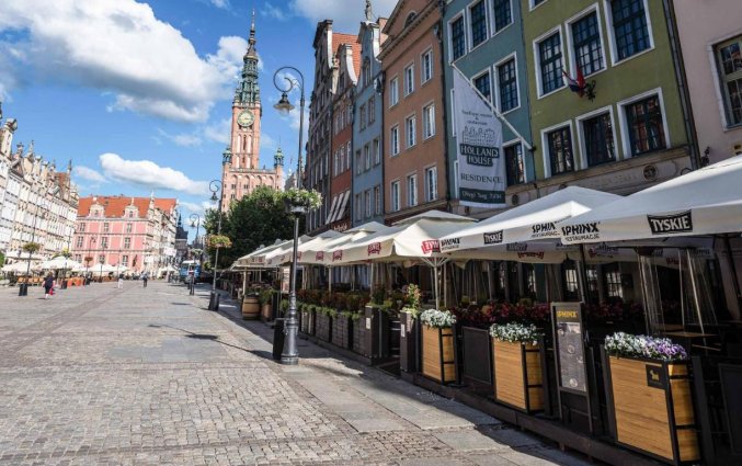 Terras van Hotel Holland House Residence Old Town Gdansk
