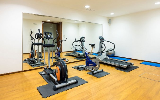 Fitnessruimte van Hotel Palladium op Mallorca