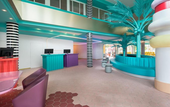 Lobby van Appartementen Allegro Isora op Tenerife