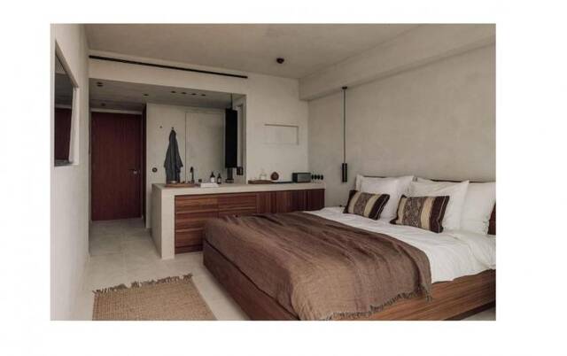 Tweepersoonskamer van hotel OKU Ibiza