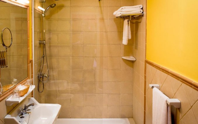 Badkamer bij Hotel Abanico Sevilla