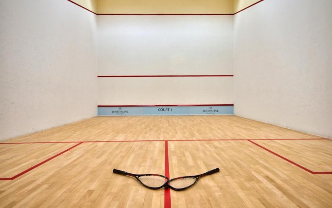Squashbaan bij Hilton Malta