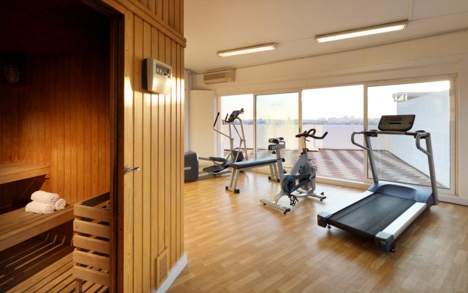 Fitness en sauna van Hotel Eurostars Rey Don Jaime in Valencia