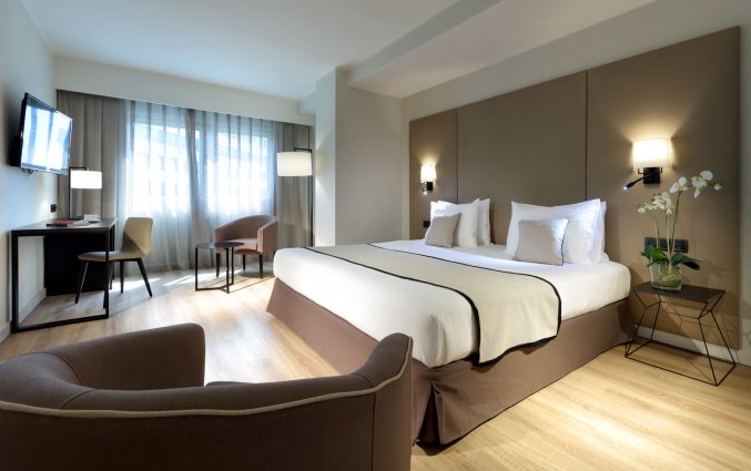 Tweepersoonskamer van Hotel Eurostars Rey Don Jaime in Valencia