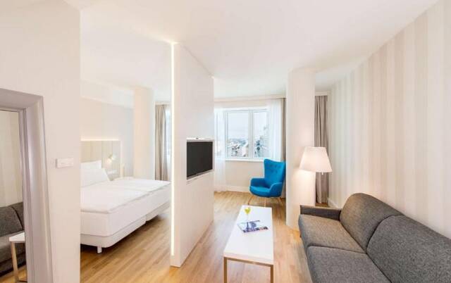 Tweepersoonskamer van Hotel NH Collection Wien Zentrum Wenen