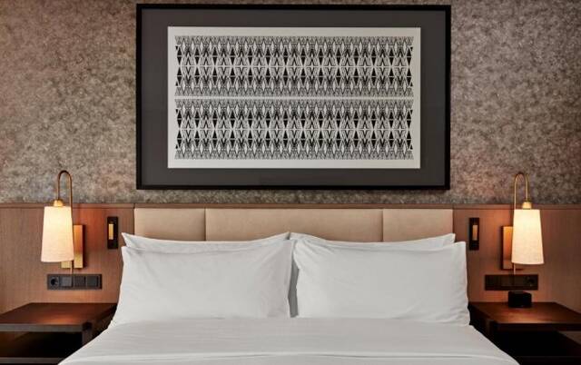 Tweepersoonskamer van Hilton Vienna Park Wenen