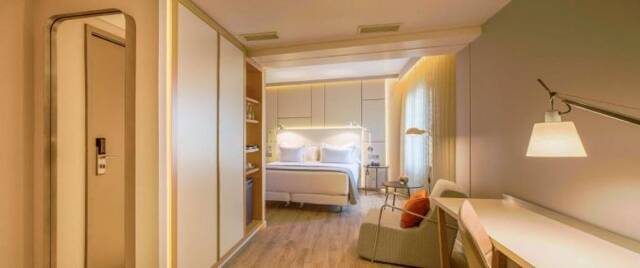Tweepersoonskamer van NH Collection Lisboa Liberdade Lissabon