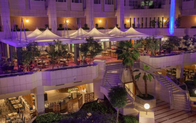 Terras van Hilton Praag