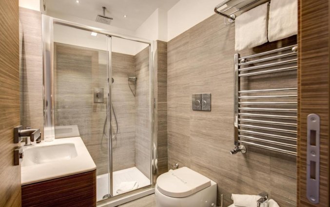 Badkamer bij Hotel Trevi