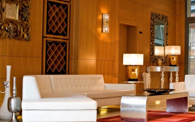 Lobby van Hotel Marmara in Budapest