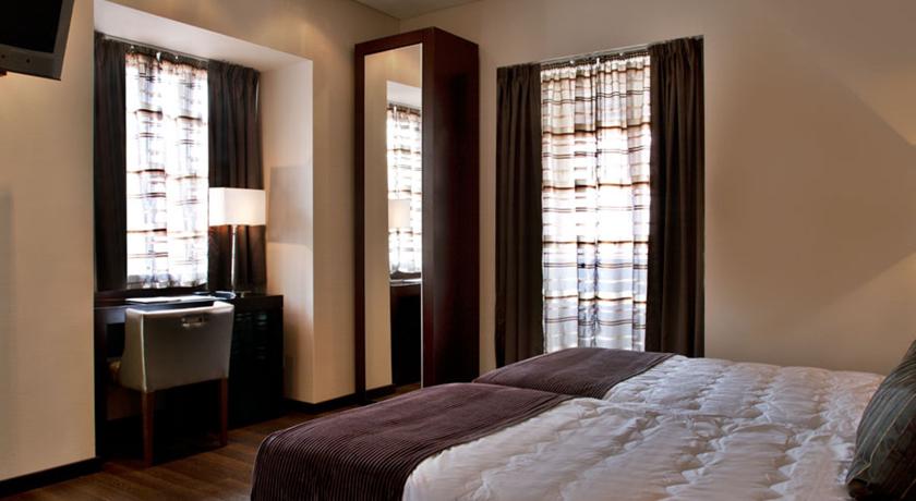 Tweepersoonskamer van Hotel Turim Restauradores in Lissabon