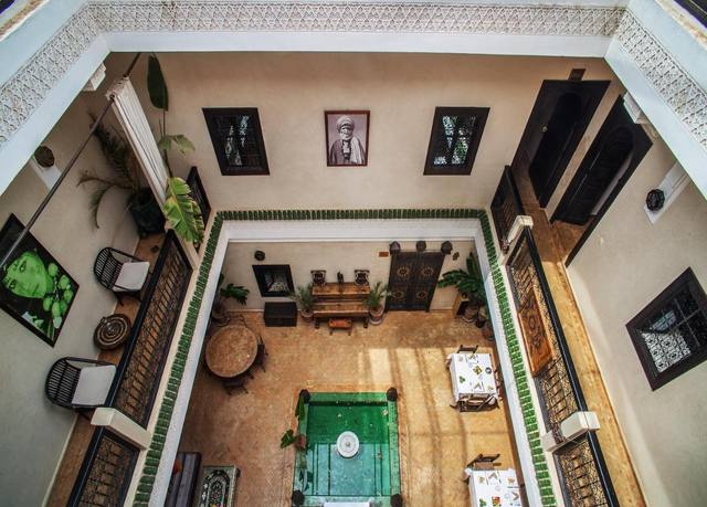 Binnentuin Riad Haraka in Marrakech