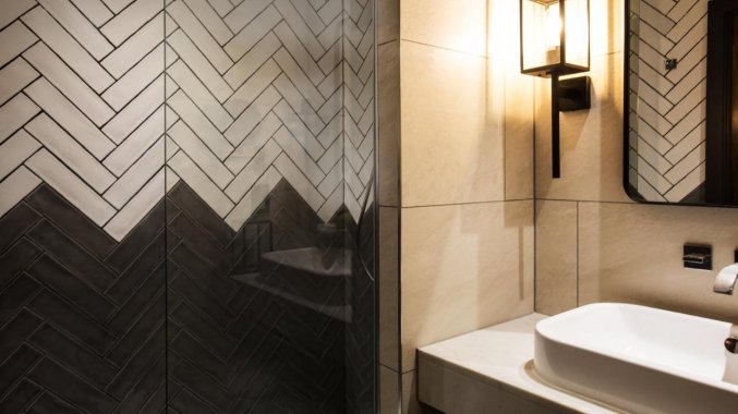 Badkamer van Hotel Indigo Manchester Victoria Station