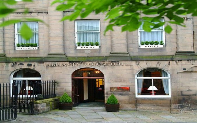 Ingang van Parliament House Edinburgh